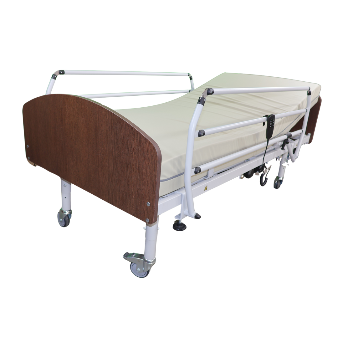 Cama Elétrica com Grades Wengue_1